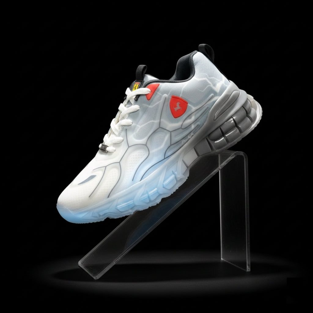 gray thunder flame sneakers