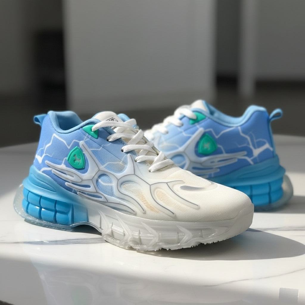blue Thunder Flame Sneakers