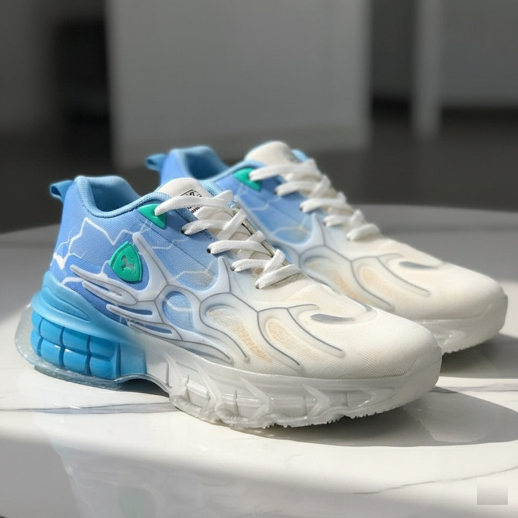 blue Thunder Flame Sneakers