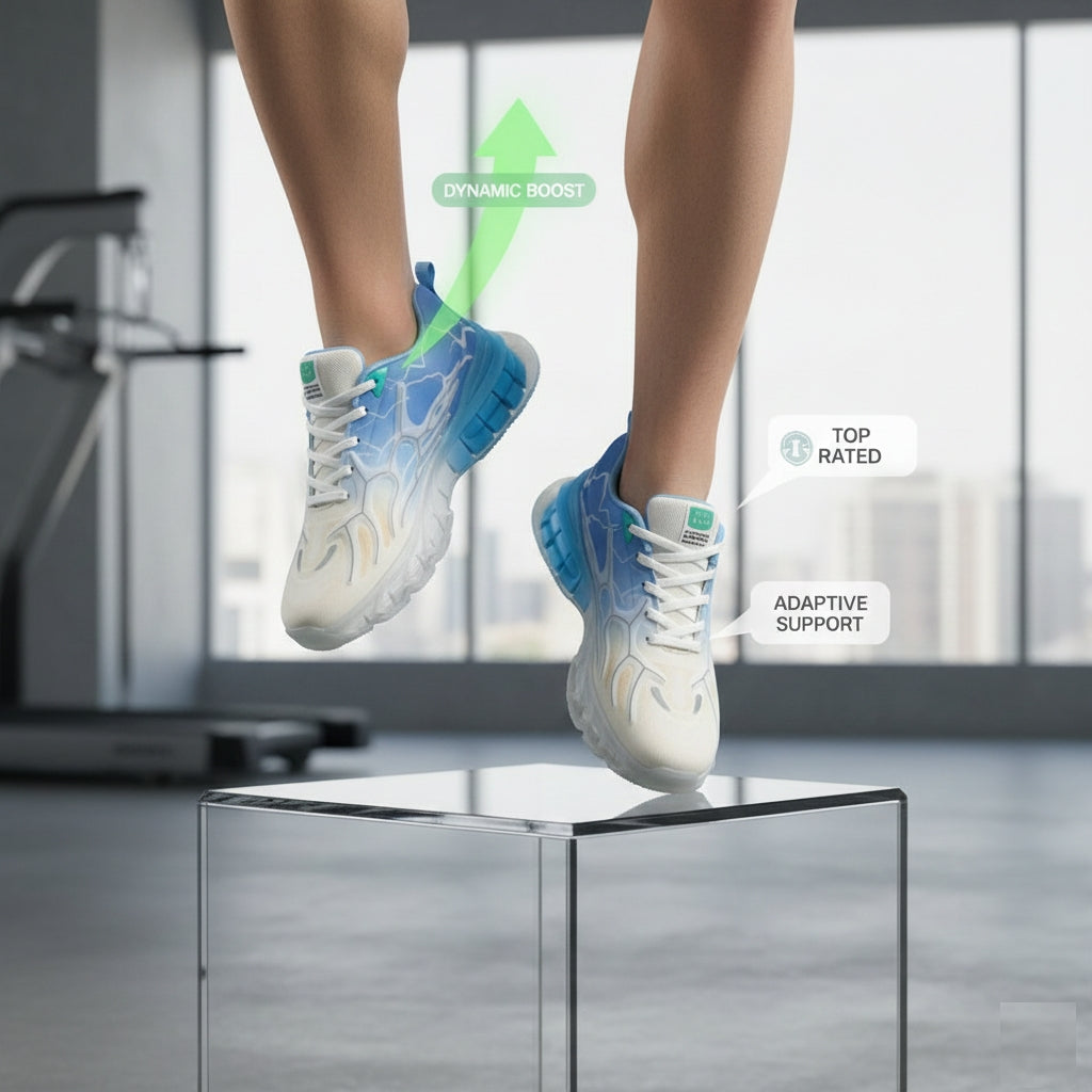 blue Thunder Flame Sneakers