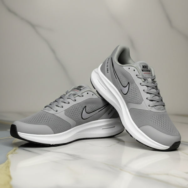 Men’s Performance Breathable Mesh Running Shoes – Stealth Grey