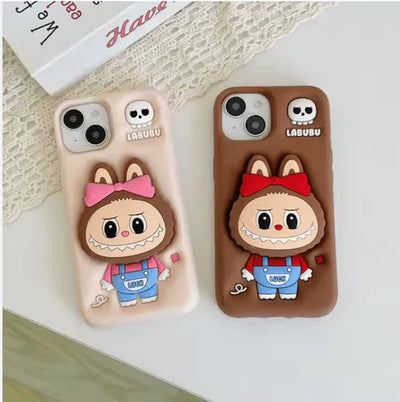 Labubu - 3D Cartoon Silicone iPhone Case