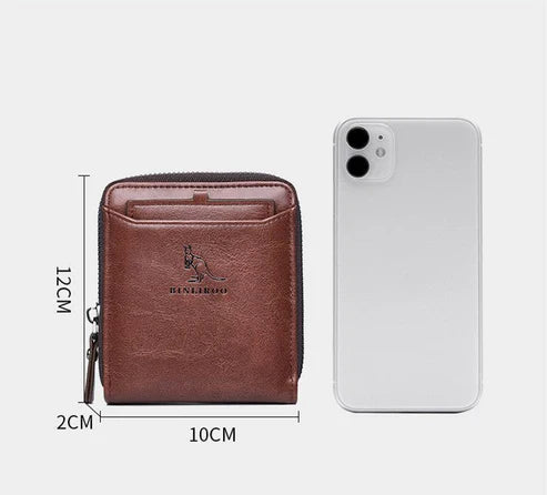 Men's Anti-theft Brush Portable Multifunctional Small Wallet