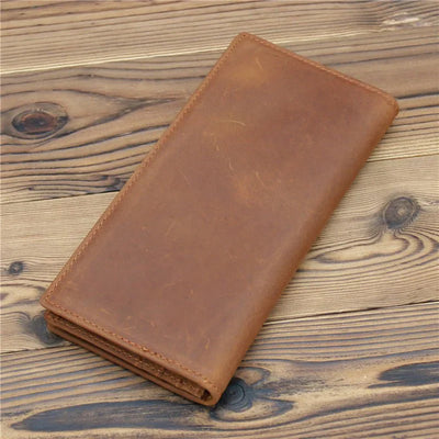 Pure First Layer Cowhide Retro Wallet