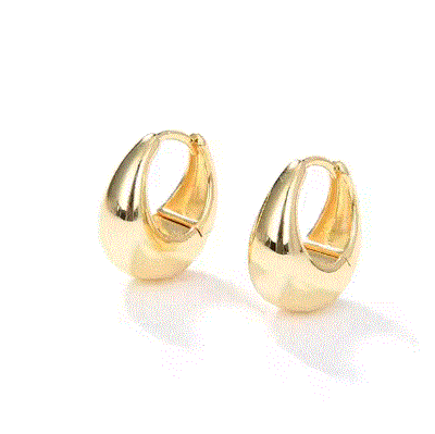 Women's Chunky Dome Earring